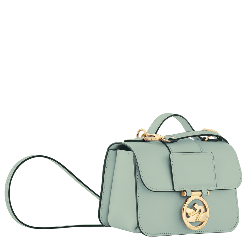Umhängetasche XS Box-Trot , Leder - Grau grün  - Ansicht 3 von 6