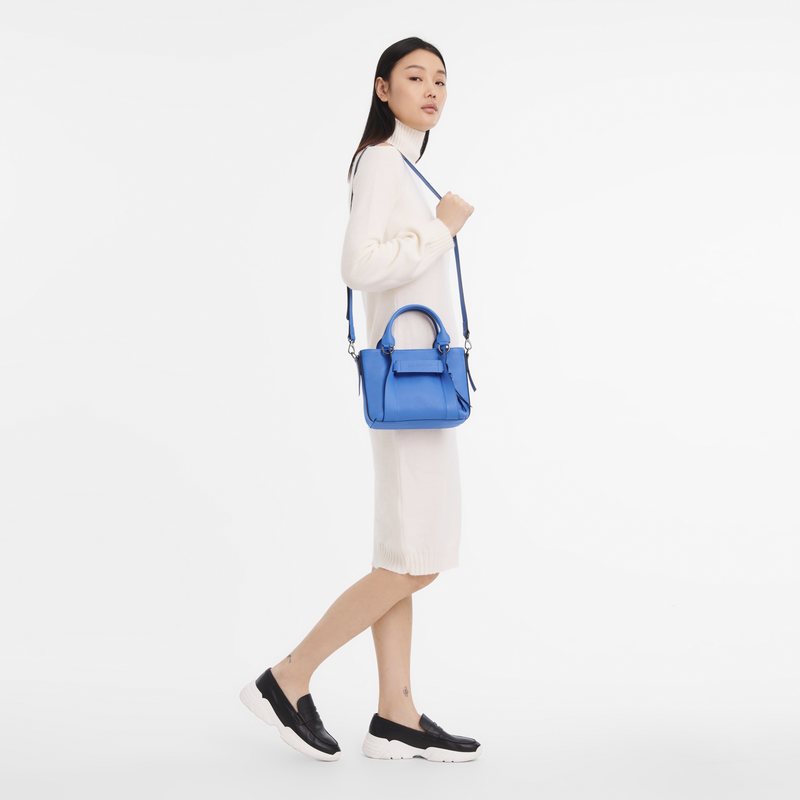 Longchamp 3D S Handbag , Cobalt - Leather  - View 2 of  4