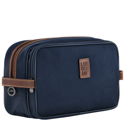 Boxford Toiletry case , Blue - Recycled canvas