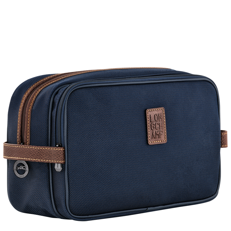 Boxford Toiletry case , Blue - Recycled canvas  - View 2 of  5