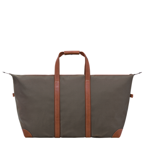 Reisetasche L Boxford , Recyceltes Canvas - Braun - Ansicht 4 von 5