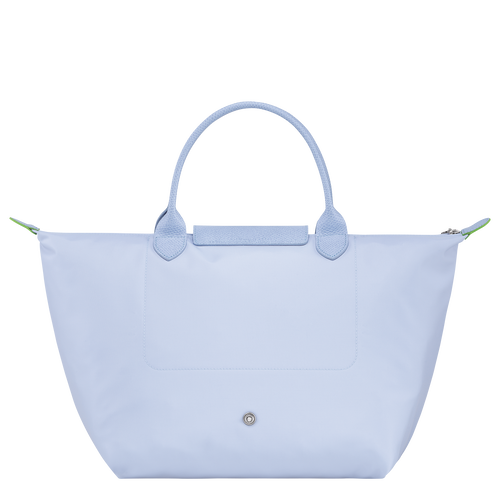 Le Pliage Green M Handbag , Sky Blue - Recycled canvas - View 4 of 6