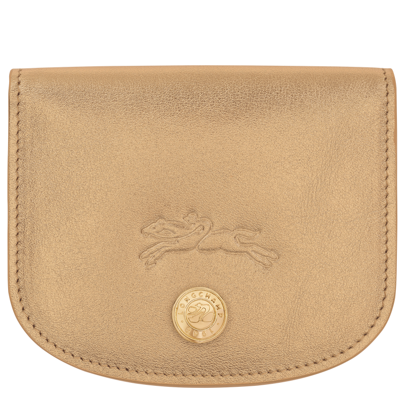 Porta Carte Le Pliage Xtra , Pelle - Dorato  - View 1 of  3