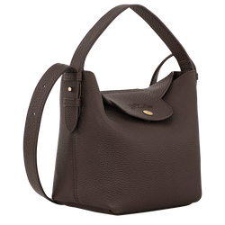 Le Cadence S Bucket bag , Mocha - Leather