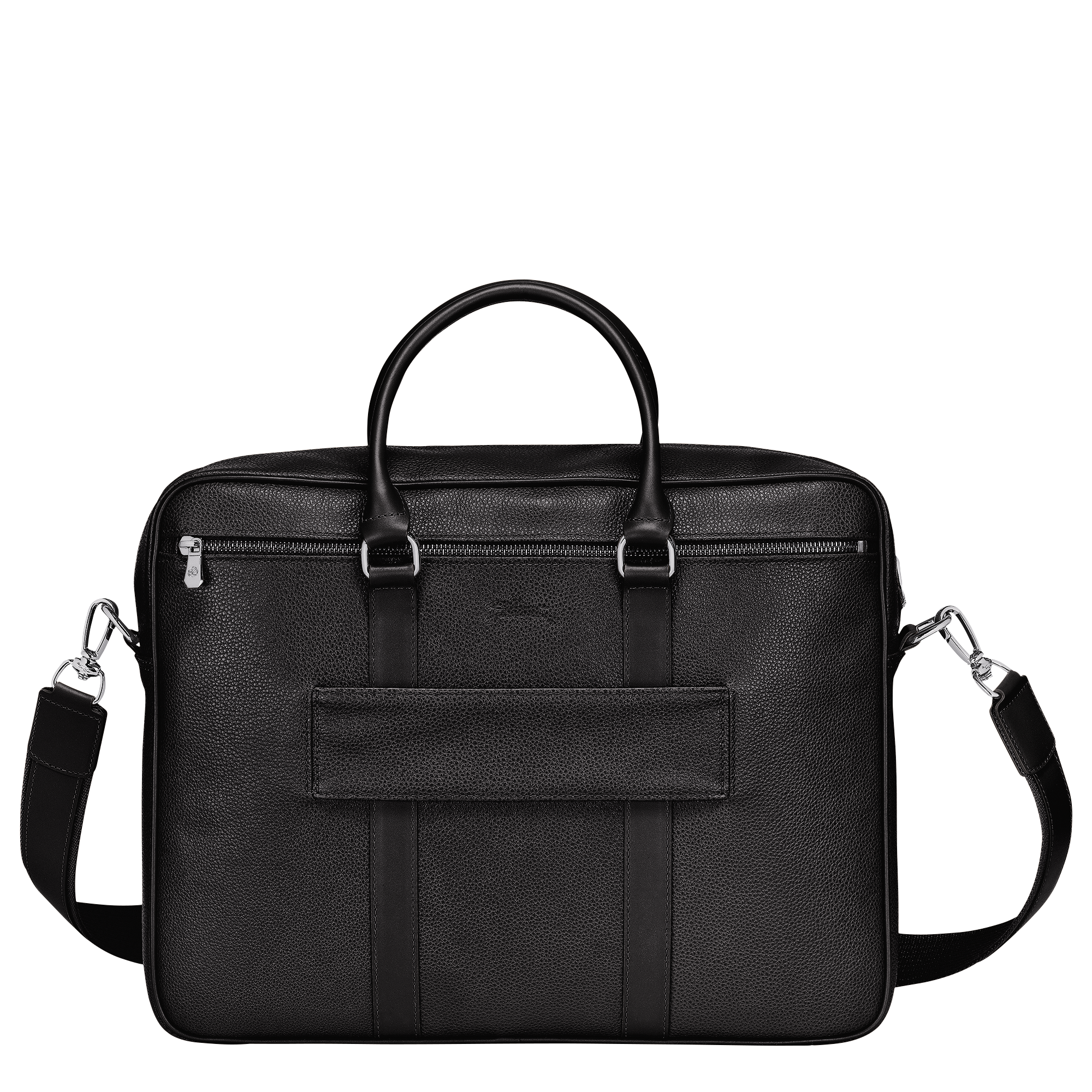 Le Foulonné M Briefcase Black - Leather | Longchamp US Le Foulonné M Briefcase Black - Leather | Longchamp US