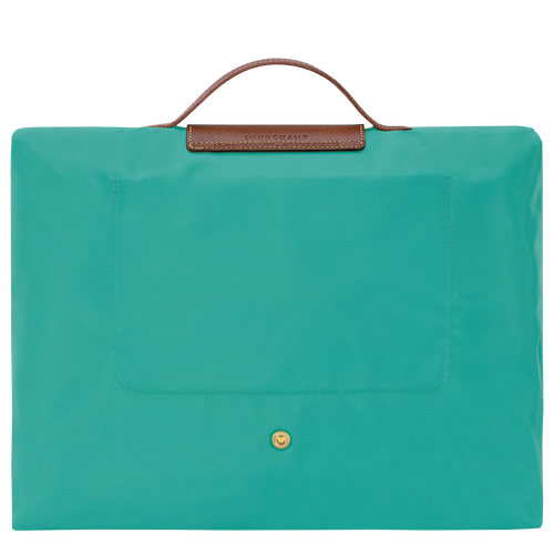 Le Pliage 原創系列 公事包 S , 綠松石色 - 再生帆布 - 查看 3 5