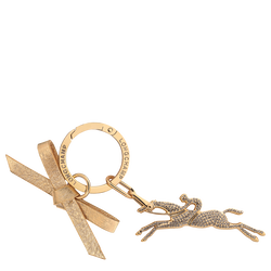 Key ring , Very pale gold - Leather