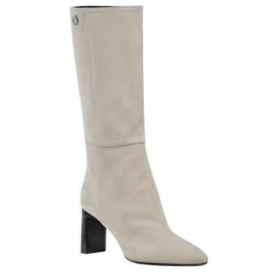 Allure Heel boots, Linen