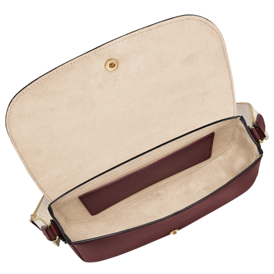 &Eacute;pure 斜背袋 M, 酒紅色