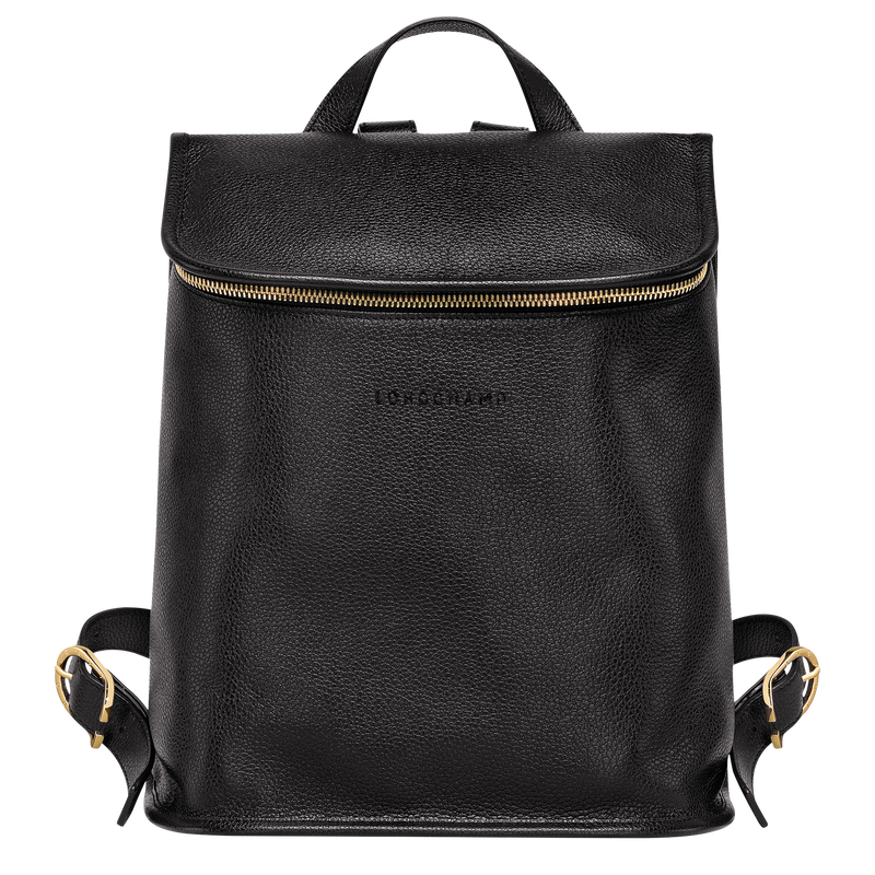 Le Foulonné Backpack , Black - Leather  - View 1 of 6