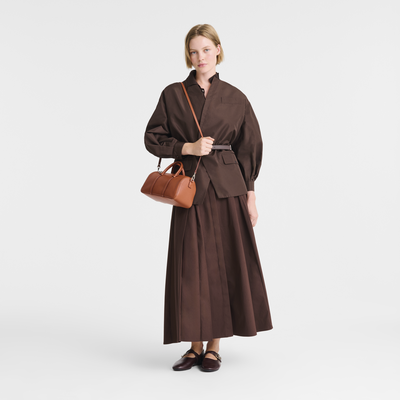 Daylong M Handbag , Cognac - Leather
