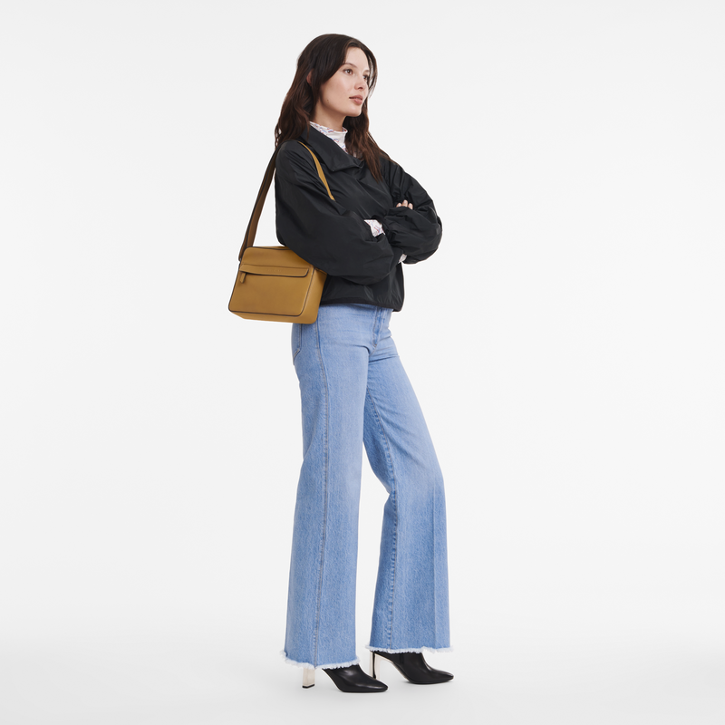 Kameratasche M Longchamp 3D , Leder - Tabak  - Ansicht 2 von 2