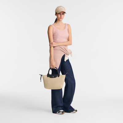 Le Pliage Energy S Handbag , Clay - Recycled canvas
