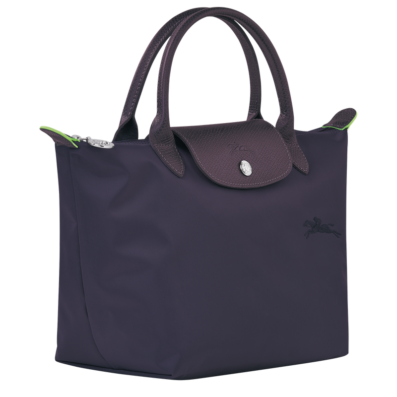 Le Pliage Green S Handbag , Bilberry - Recycled canvas  - View 3 of  5