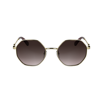 Lunettes de soleil , Métal - Or/Marron Rose
