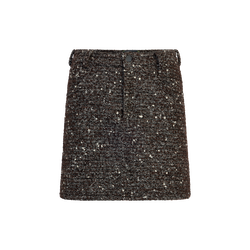 Skirt , Mocha - Tweed