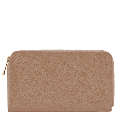 Le Foulonné Pouch , Biscuit - Leather