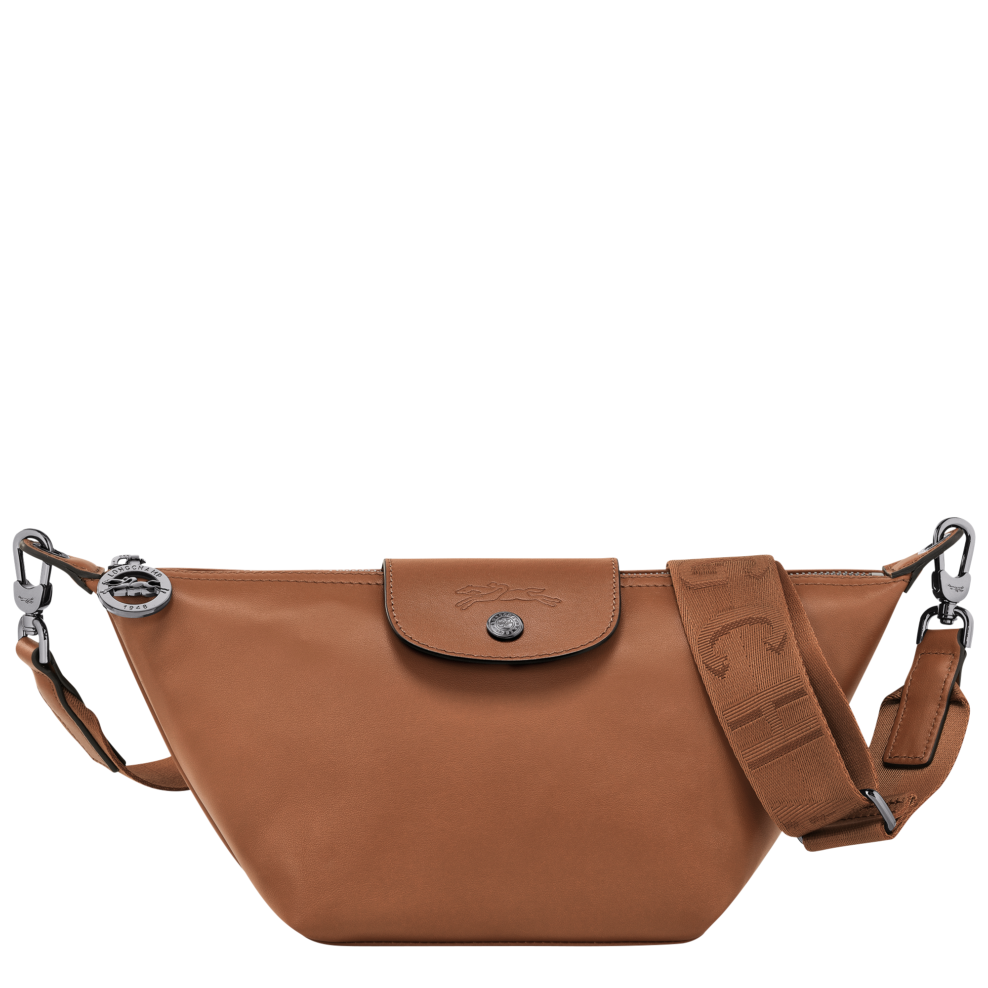 Le Pliage Xtra XS Crossbody bag Cognac Leather Longchamp US