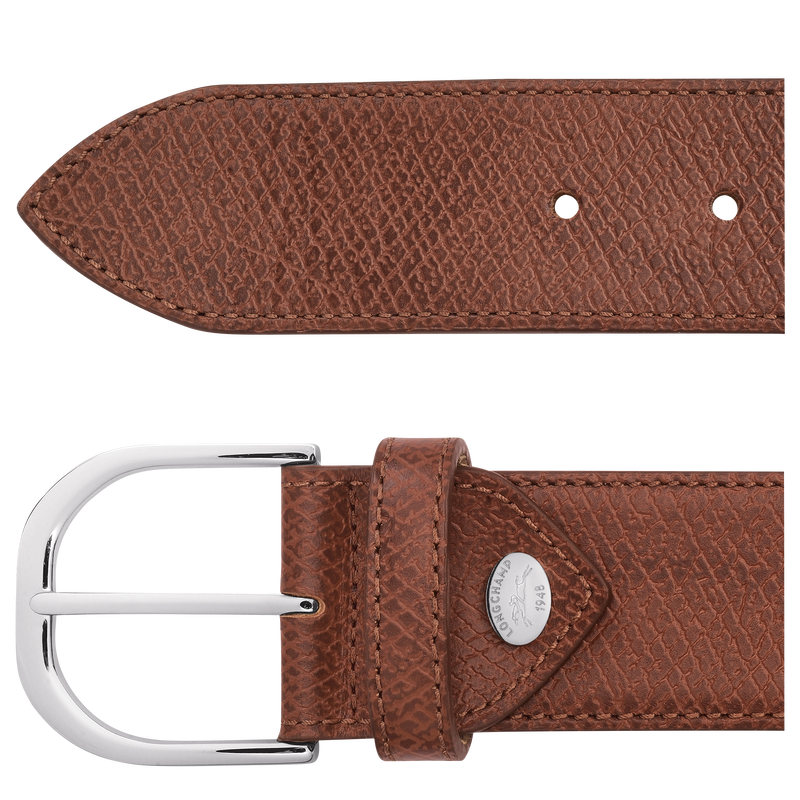 Cintura da uomo Le Pliage Original , Pelle - Marrone  - View 3 of  3