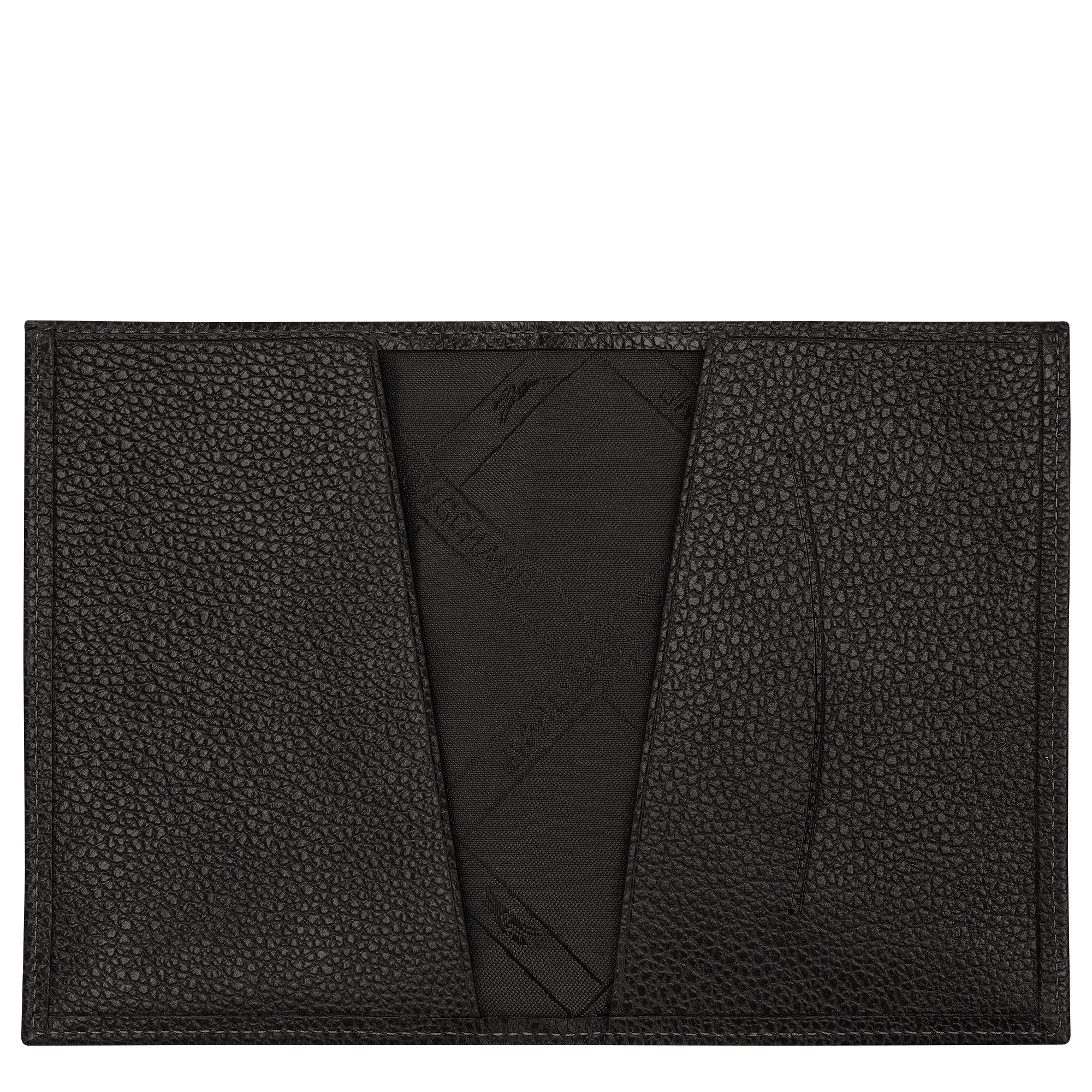 Le Foulonn&eacute; Passport cover, Black