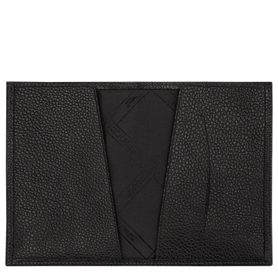 Le Foulonn&eacute; Passport cover, Black