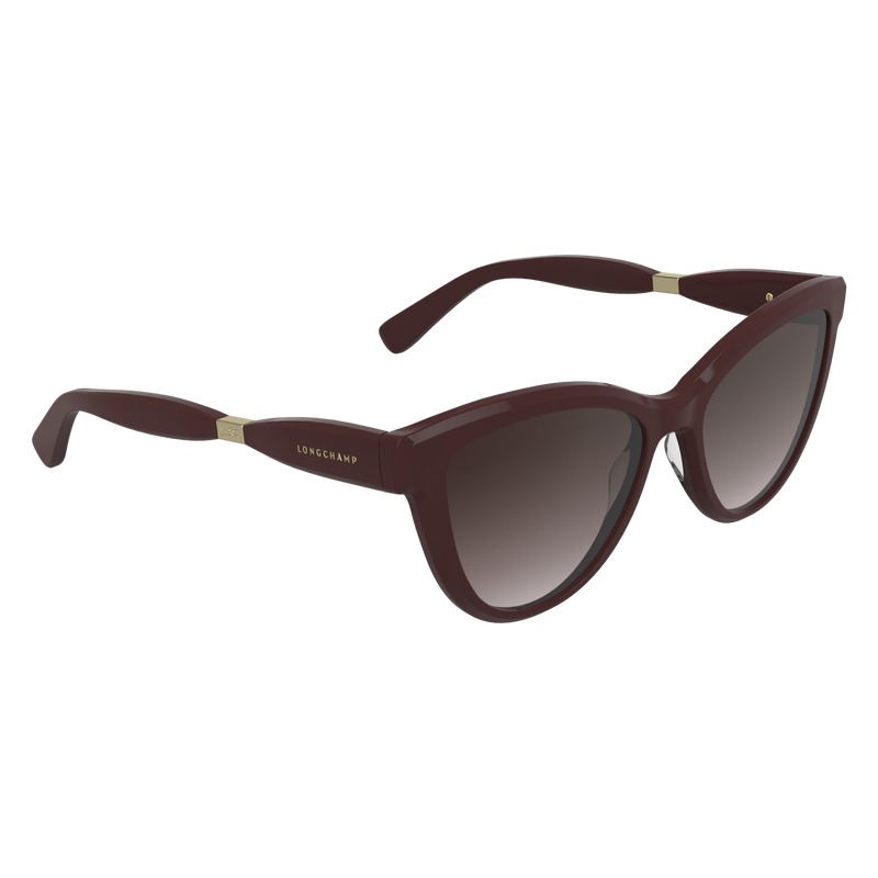 Sunglasses , Burgundy - Acetate  - View 2 of 2