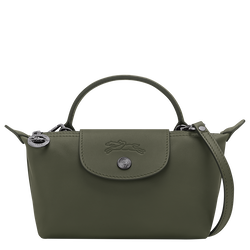 Le Pliage Xtra XS Pouch , Fir - Leather