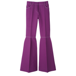Pantalon , Gabardine - Violette