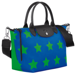 Le Pliage Collection Handbag S, Cobalt/Lawn