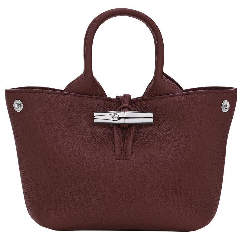 Le Roseau XS Handbag , Burgundy - Leather  - View 4 of  6