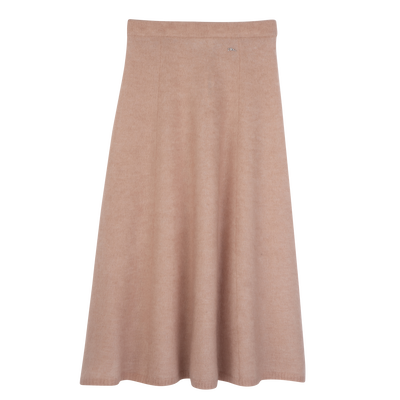 Midi skirt , Pink Tea - Knit