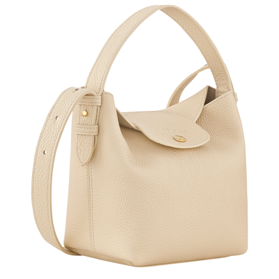 Sac seau S Le Cadence , Cuir - Vanille