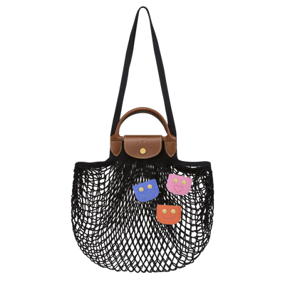 Le Pliage Filet Mesh bag L, Black