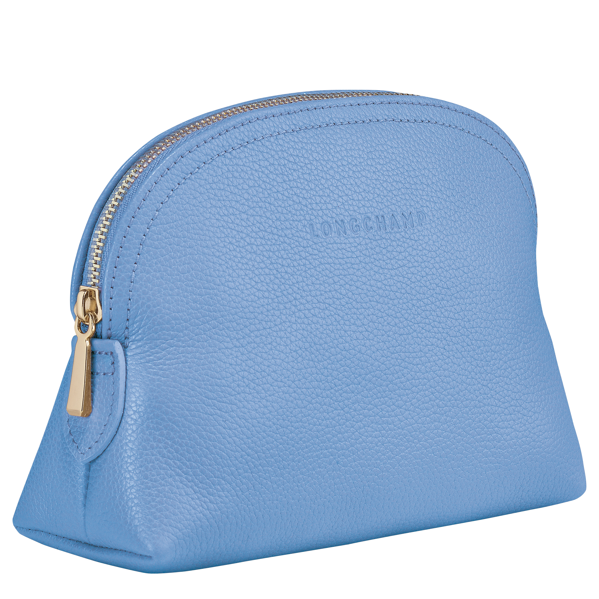 Longchamp Le Pliage Zip Pouch in Blue