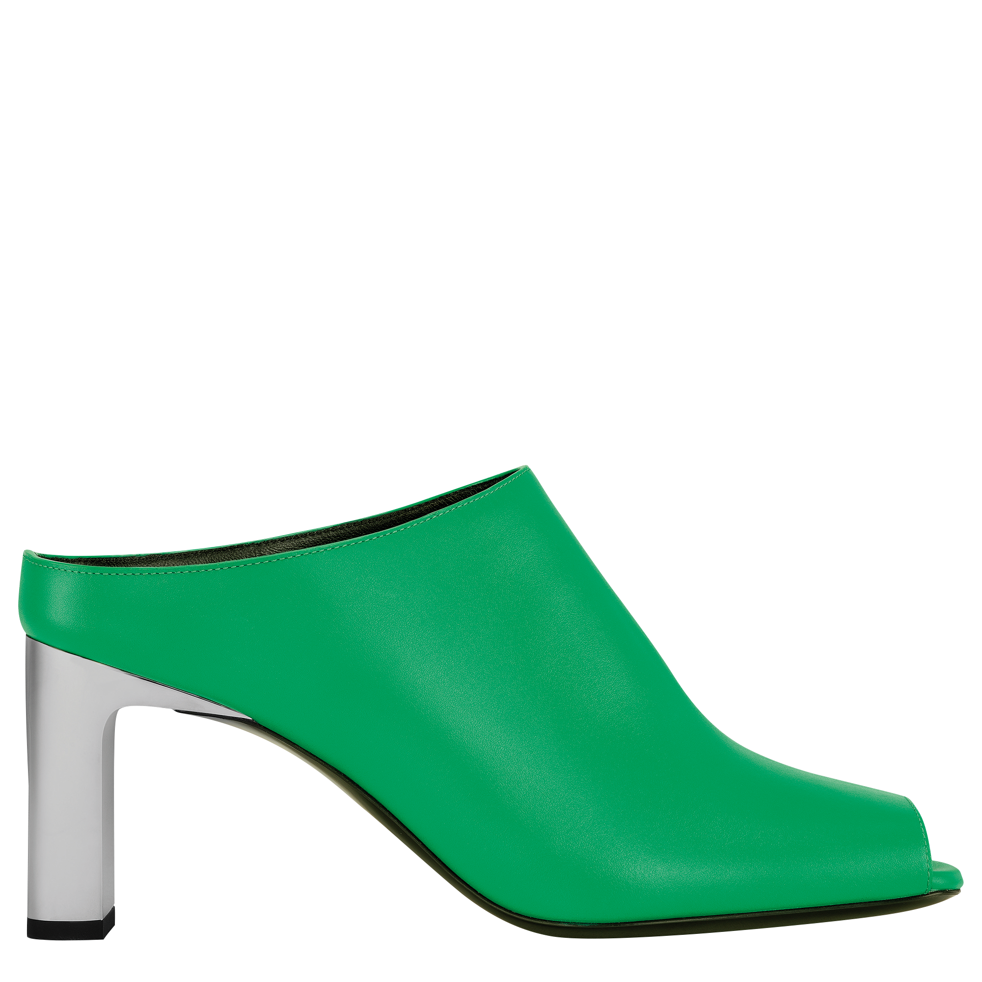 Heeled mules, Grass/Green Light - View 1 of
4 - zoom in Fall-Winter 2023 Collection Heeled mules, Grass/Green Light
