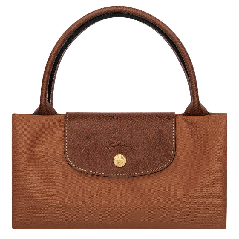 Handtasche M Le Pliage Original , Recyceltes Canvas - Cognac  - Ansicht 5 von 5