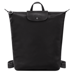 Le Pliage Xtra M Backpack , Black - Leather