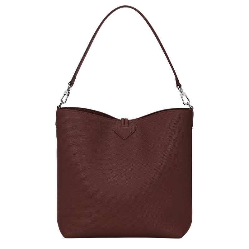 Le Roseau Bolso Hobo M , Cuero - Burdeos  - Vista 3 de 5