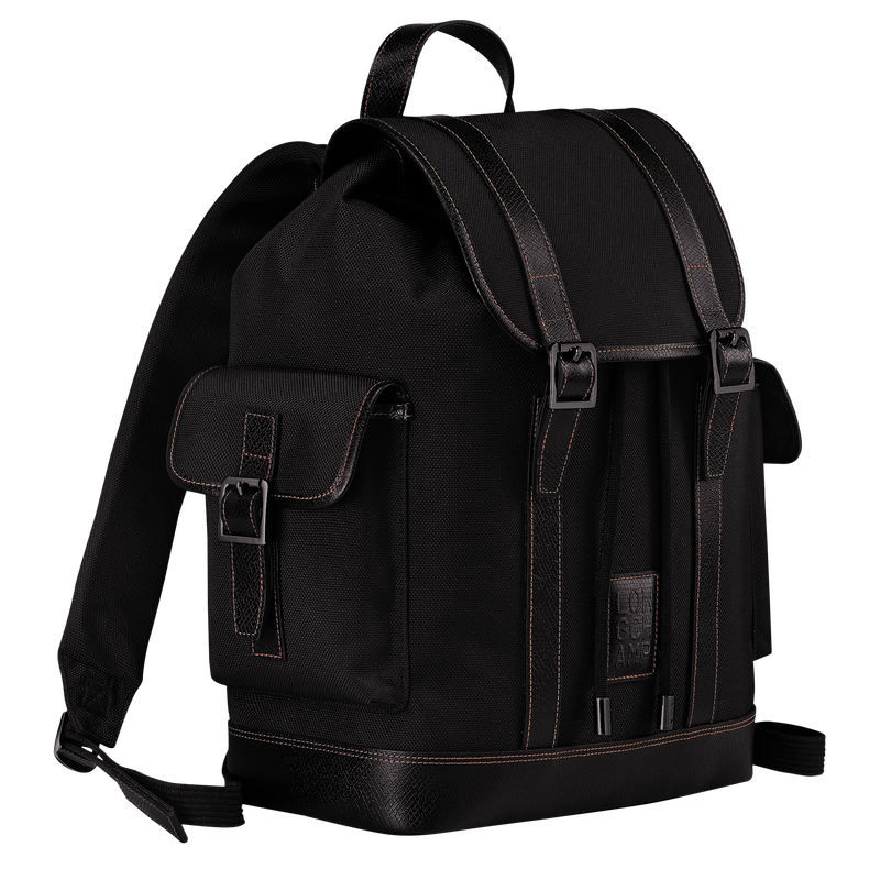 Boxford Backpack , Black - Recycled canvas  - View 3 of 5