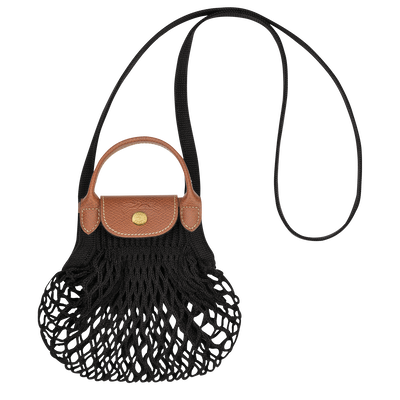 Umh&auml;ngetasche XS Le Pliage Filet , Canvas - Schwarz