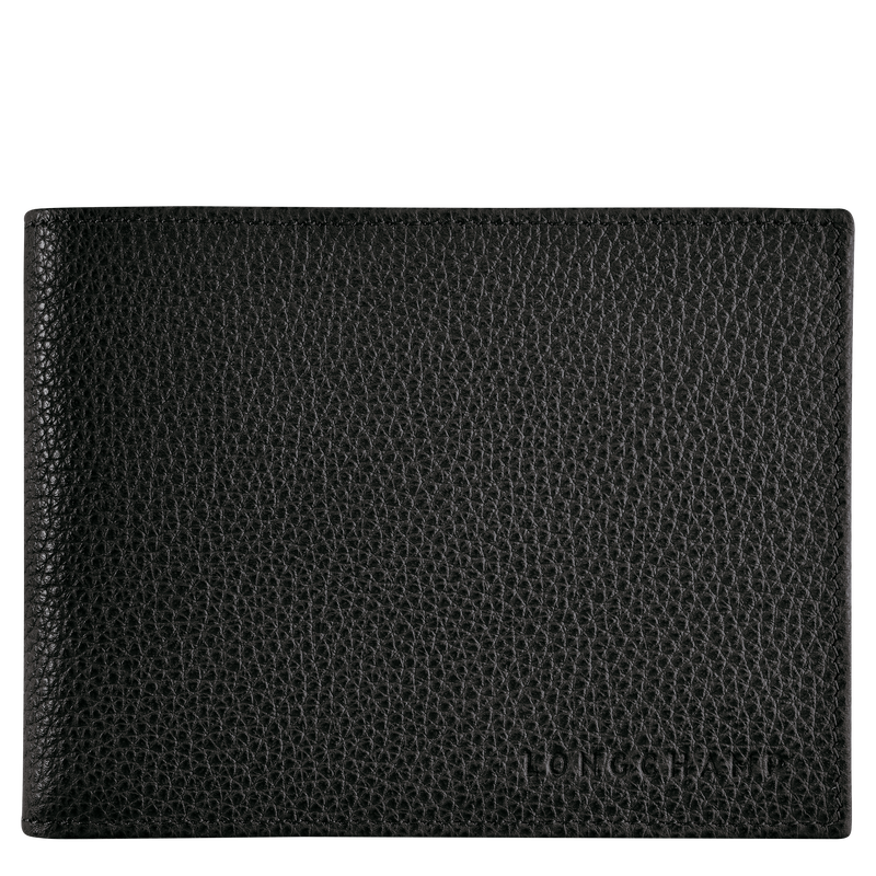 Le Foulonné Wallet , Black - Leather  - View 1 of  2