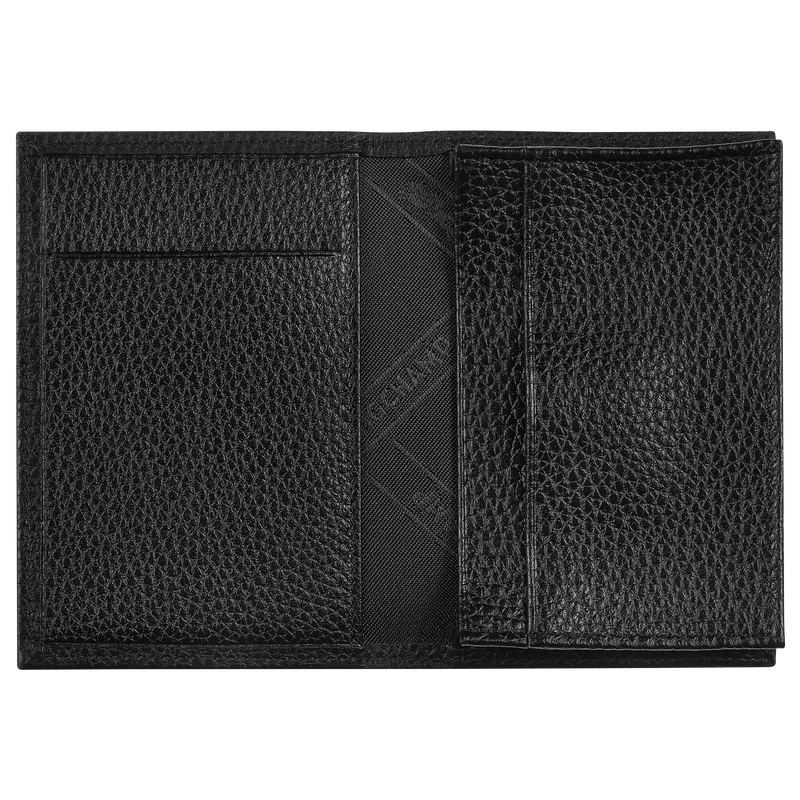 Le Foulonn&eacute; Card holder , Black - Leather  - View 2 of  2