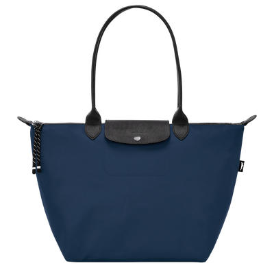 Shopping bag L Le Pliage Energy , Tela riciclata - Marine