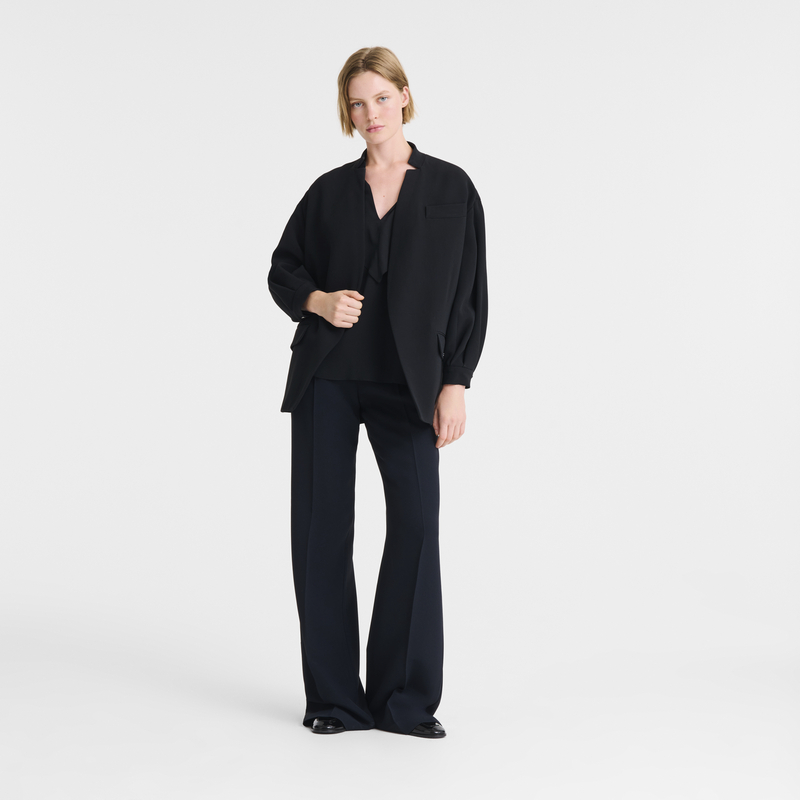 Jacket , Black - Crepe  - View 2 of  5