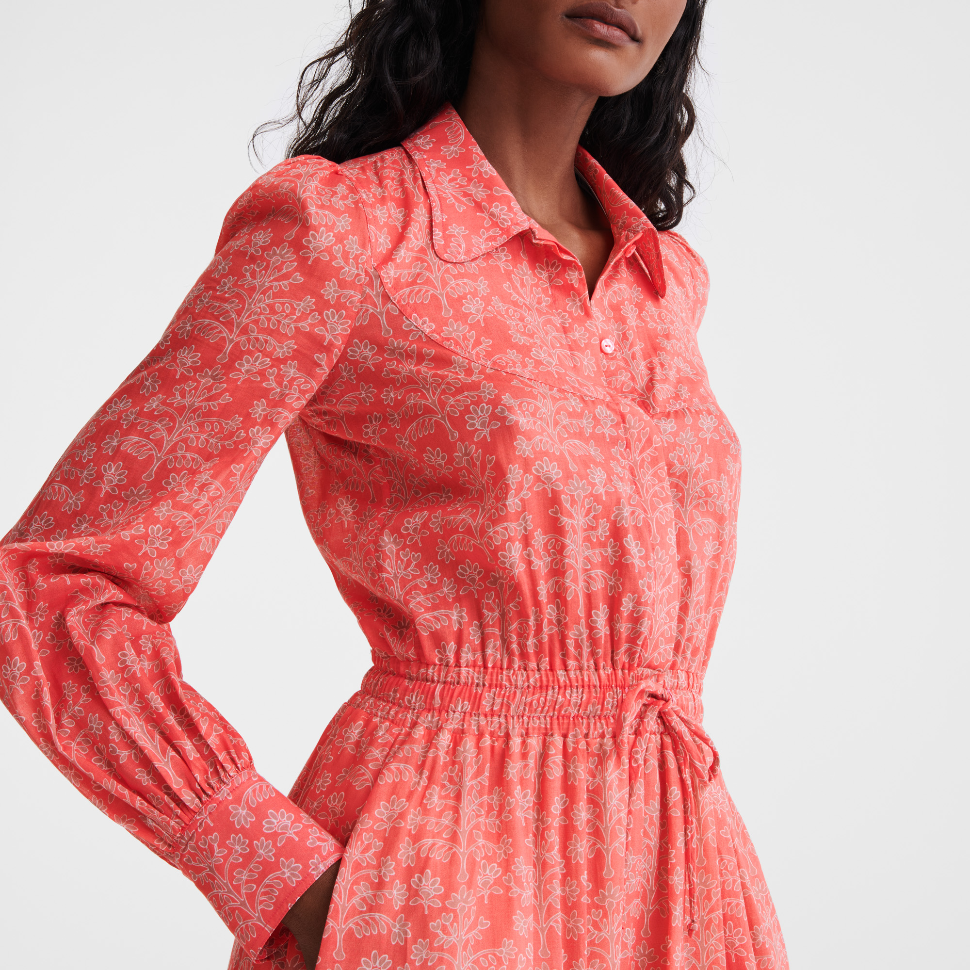 Long dress, Tomato - View 5 of
        5 - zoom in null Long dress, Tomato