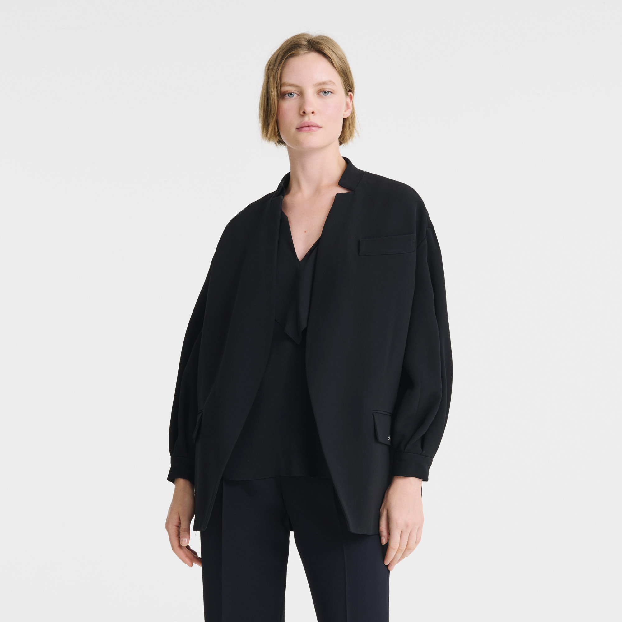 null Jacke, Schwarz