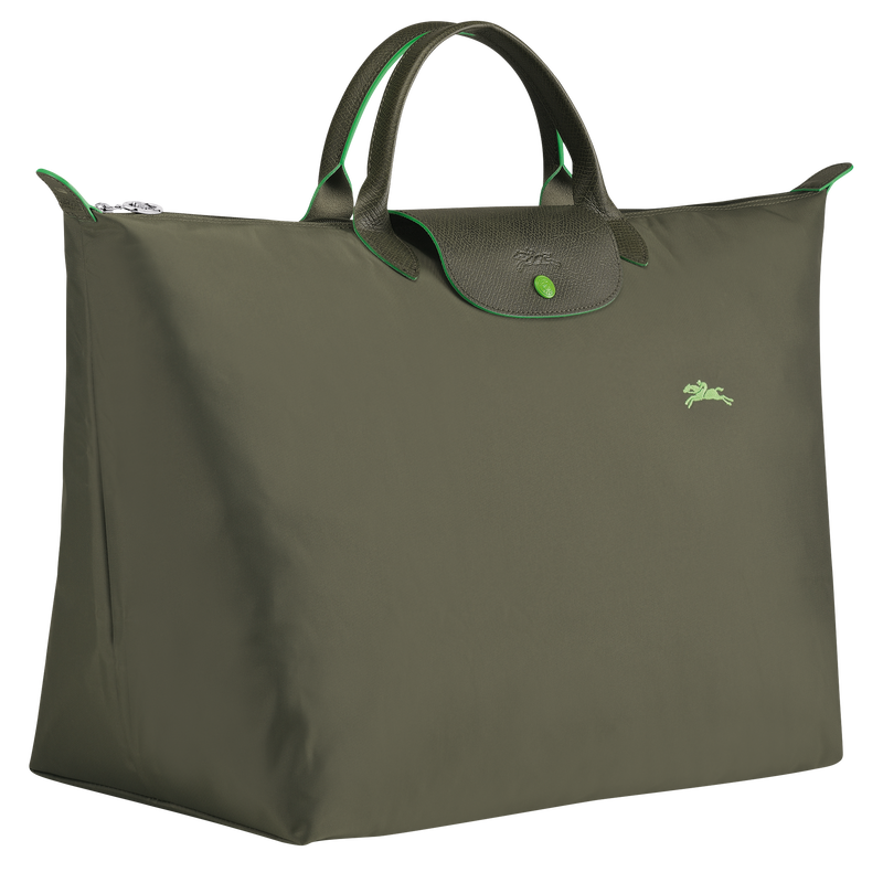 Travel bag L Le Pliage Club Longchamp Green (L1624619549) Longchamp AU