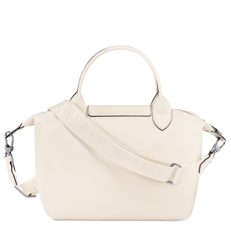 Le Pliage Xtra S Handbag , Ecru - Leather  - View 3 of  4