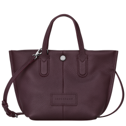 Essential XS Handbag , Eggplant - Leather