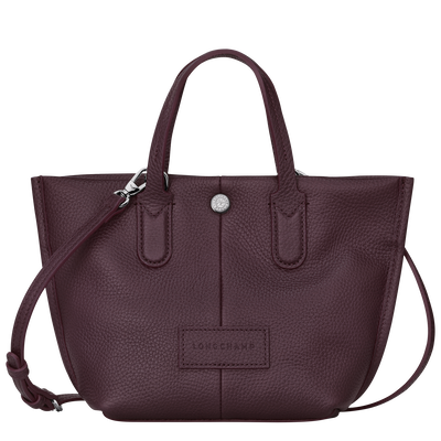 Handtasche XS Essential , Leder - Aubergine